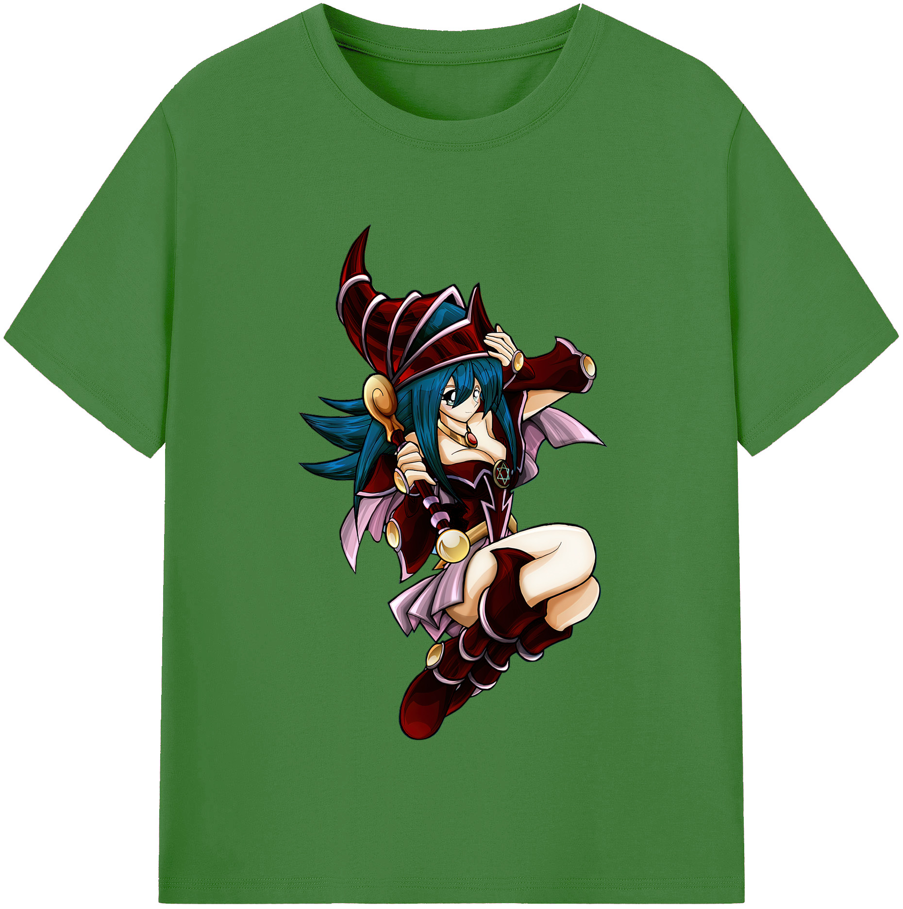 （画像用） 遊☆戯☆王 Yu-Gi-Oh! レディースカジュアルプリントTシャツ（綿100％）
